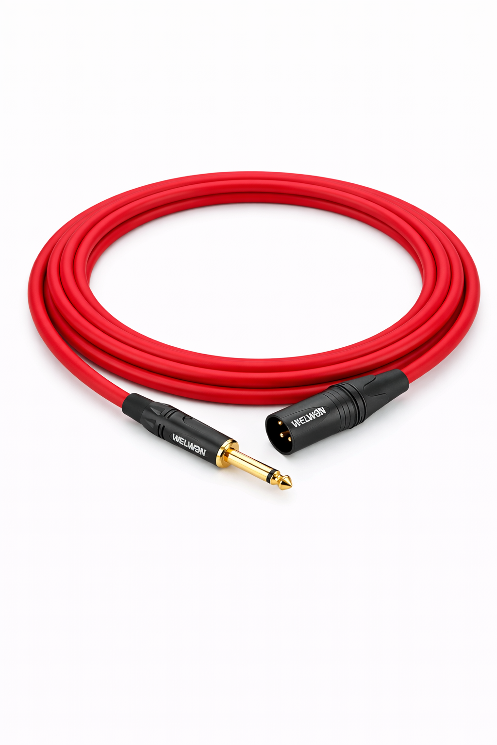 Jack 6.35mm to XLR Male Audio Cable